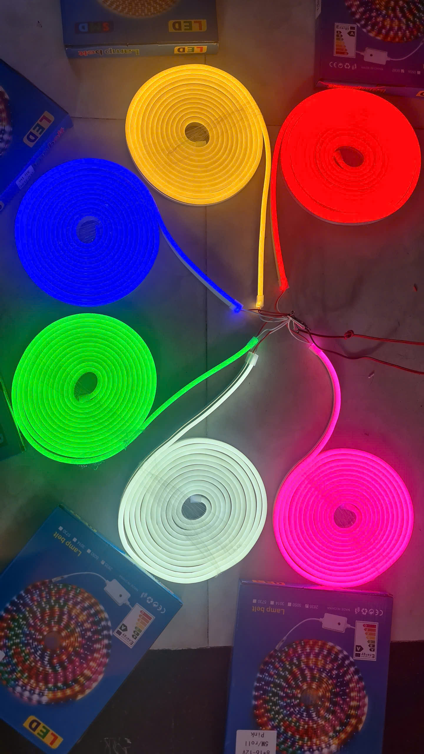 NEON 8LY 12V CUỘN 5M 